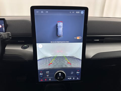 Ford Mustang Mach-E RWD 75 kWh [ 3-Fase-11kW] {SOH-89%} (INCL.BTW) *LEATHER | FULL-LED | DAB | DIGI-COCKPIT | KEYLESS | NAVI-FULLMAP | CARPLAY | HEATED-COMFORTSEATS | TOPVIEW | ADAPTIVE-CRUISE | PRIVACY-GLASS | 18'' ALU*