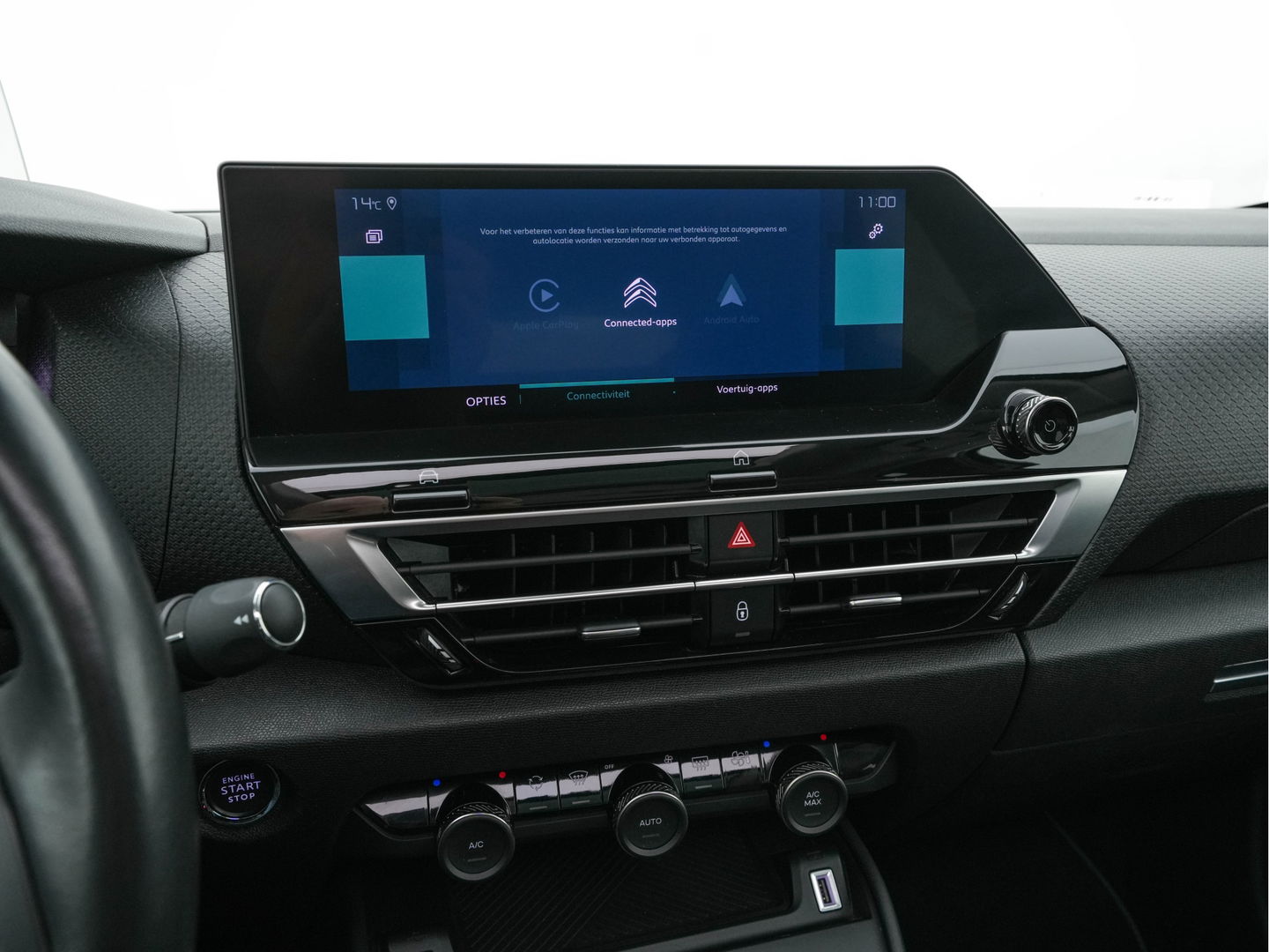 Citroën Ë-C4 Feel 50 kWh [ 3-Fase-11kW ] (INCL-BTW) *PANO | HEAD-UP | LEATHER-FABRIC | FULL-LED | DIGI-COCKPIT | BLINDSPOT | CARPLAY | COMFORT-SEATS | ECC | LANE-ASSIST | KEYLESS | PDC | CRUISE | DAB  | CCS-FASTLOADER | 18''ALU*