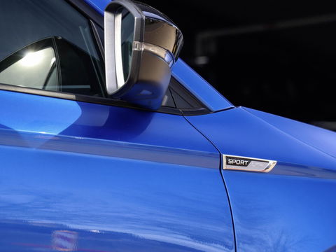 Škoda Karoq 1.5 TSI ACT Sportline DSG Pano Adapt. Cruise Trekhaak Camera Race Blue