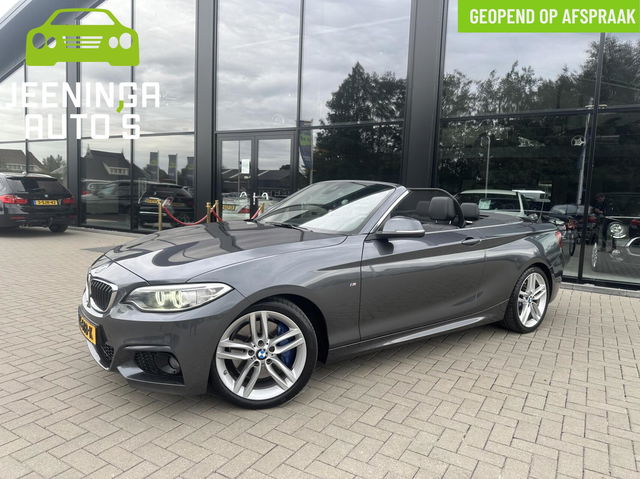 BMW 2 Serie - Cabrio 220i M pakket |Clima|Stoelverwarming|Trekhaak|Leer|Navi