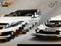 Mercedes-Benz GLA - AMG 45 4MATIC 360Pk Automaat (SCHUIFDAK, NAVIGATIE, CAMERA, LEDER, GETINT GLAS, SPORTSTOELEN, ELEK ACHTERKLEP, RODE GORDELS, NIEUWSTAAT)