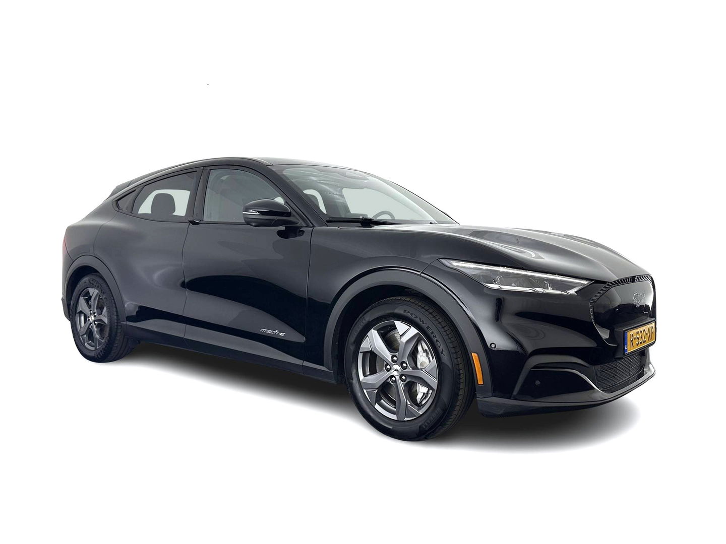 Ford Mustang Mach-E RWD 75 kWh [ 3-Fase-11kW] {SOH-86%} (INCL.BTW) *LEATHER | FULL-LED | DAB | DIGI-COCKPIT | KEYLESS | NAVI-FULLMAP | CARPLAY | HEATED-COMFORTSEATS | TOPVIEW | ADAPTIVE-CRUISE | PRIVACY-GLASS | 18'' ALU*