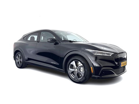 Ford Mustang Mach-E RWD 75 kWh [ 3-Fase ] {SOH-84%} (INCL.BTW) *LEATHER | FULL-LED | DAB | DIGI-COCKPIT | KEYLESS | NAVI-FULLMAP | CARPLAY | HEATED-COMFORTSEATS | TOPVIEW | ADAPTIVE-CRUISE | PRIVACY-GLASS | 18'' ALU*