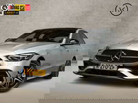 Mercedes-Benz C-Klasse - 300 e AMG Line 279Pk Automaat (PANORAMADAK, APPLE CARPLAY, GROOT NAVI, BURMESTER, CAMERA, SPORTSTOELEN, SFEERVERLICHTING, STOELVERWARMING, NIEUWSTAAT)