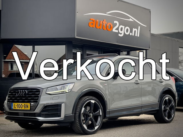 Audi Q2 - 1.4 TFSI AUT7 S-LINE. PANODAK BLACK EDITION VOL-LEDER 19 INCH-LMV NAVI LED PDC