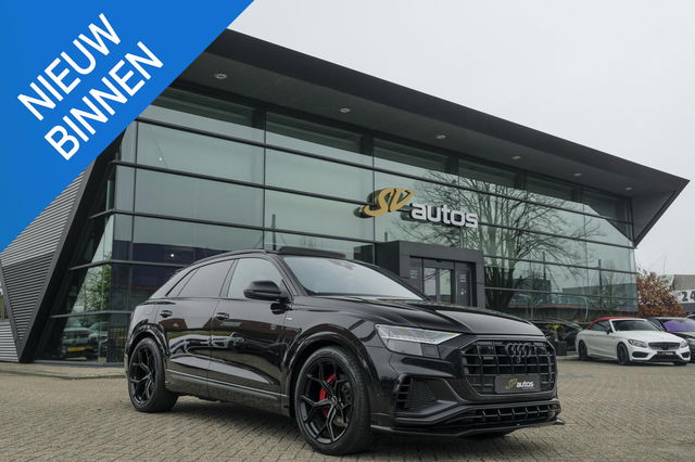 Audi Q8 - ABT 50 TDI 286pk VOL! Panoramadak Massage Nachtzicht RS-sportstoelen Valcona 4-wielsturing Ventilatie Trekhaak elektrisch B&O Luchtvering