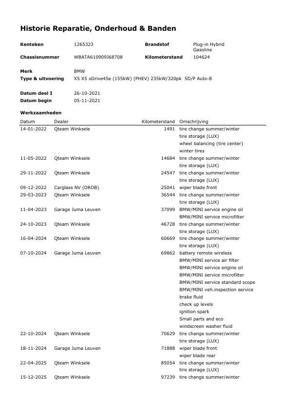 BMW X5 xDrive45e CARPLAY  / CAMERA / DEALER ONDERHOUDEN / BRUIN LEER / STOELVERWARMING