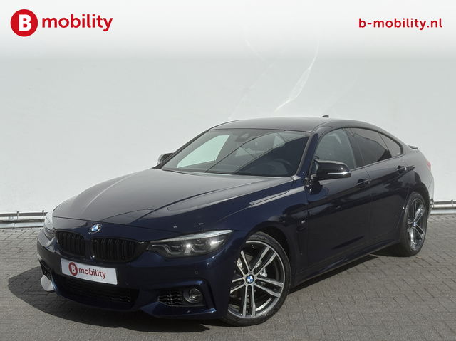 BMW 4 Serie - Gran Coupé 420i High Executive M-Sport 'Tansanit-Blau' Apple CarPlay | Harman/Kardon | Head-Up | DAB Audio | Leer | 360 Camera