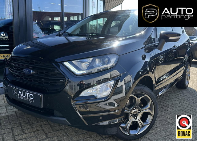Ford EcoSport - 1.0 EcoBoost ST-Line Black 125PK | ZEER NETTE STAAT | BOMVOL | NIEUWE D-RIEM | Achteruitrijcamera | Stoelverwarming | Stuurverwarming | Voorruitverwarming | Navigatie | Apple Carplay  |Android Auto | Parkeersensoren | Cruise Control | Climate Control | 2 