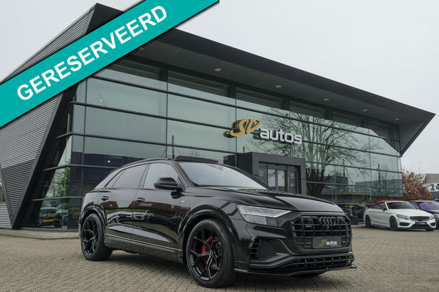 Audi Q8 - ABT 50 TDI 286pk VOL! Panoramadak Massage Nachtzicht RS-sportstoelen Valcona 4-wielsturing Ventilatie Trekhaak elektrisch B&O Luchtvering