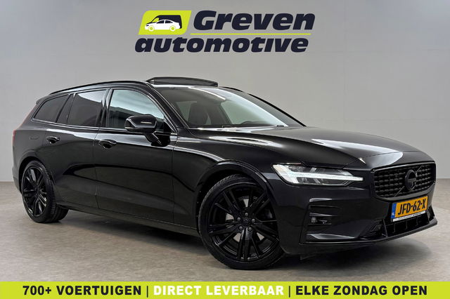 Volvo V60 - 2.0 B3 R-Design Black Edition | Pano | H/K | Sfeer | Virtual | Memory | HuD | Carplay | Stoel/Stuurverw.