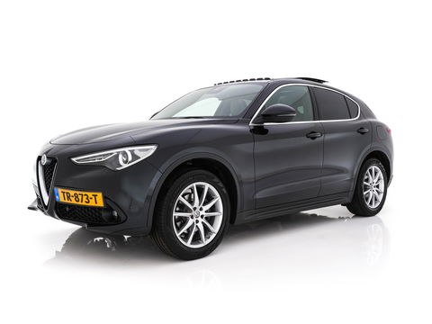 Alfa Romeo Stelvio 2.2d AWD Q4 Super Aut. *PANO | LEATHER | BI-XENON | MEMORY-PACK | HARMAN/KARDON | BLINDSPOT | CAMERA | DAB+ | NAVI-FULLMAP | HEATED-SPORTSEATS | ECC | ADAPTIVE-CRUISE | PDC | PRIVACYGLASS | TOWBAR | 19"ALU*