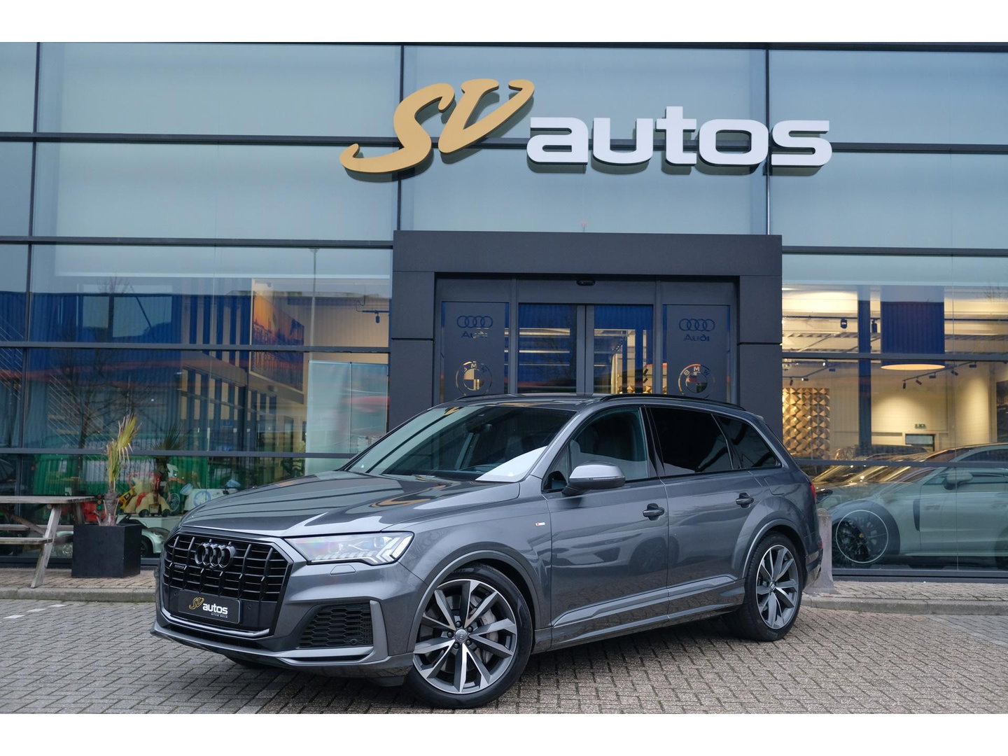 Audi Q7 55 TFSIe 381pk Quattro S-line *BTW* RS-stoelen B&O Advanced *SOH 89%* Trekhaak Massage Stoelkoeling Head-up