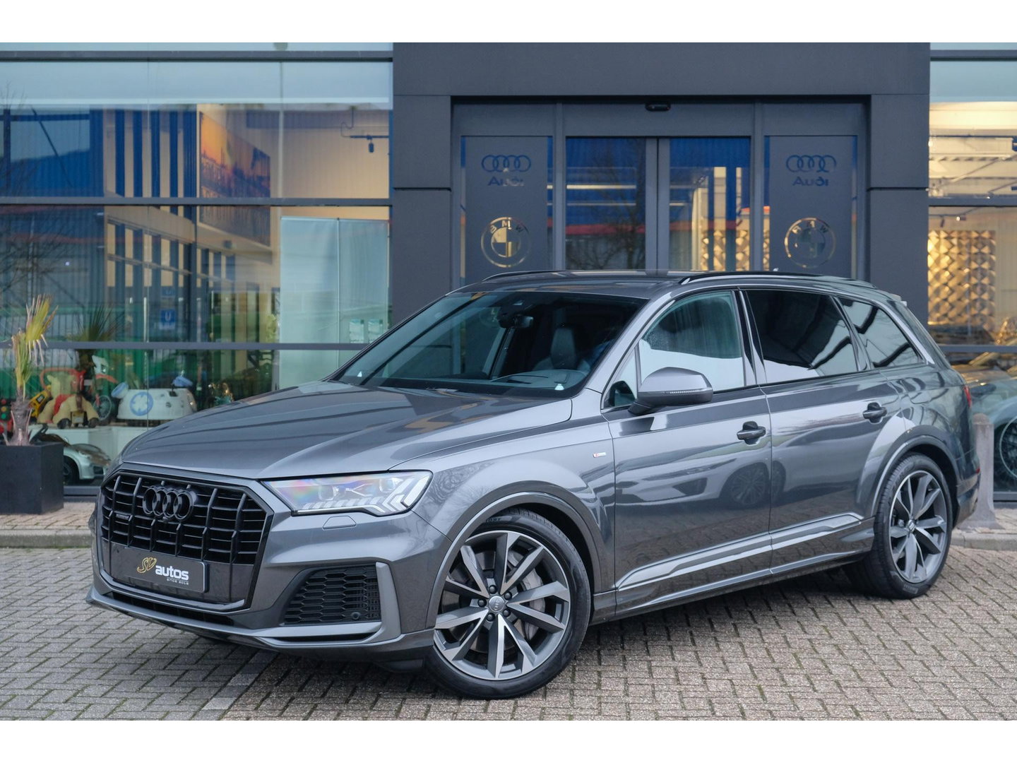 Audi Q7 55 TFSIe 381pk Quattro S-line *BTW* RS-stoelen B&O Advanced *SOH 89%* Trekhaak Massage Stoelkoeling Head-up