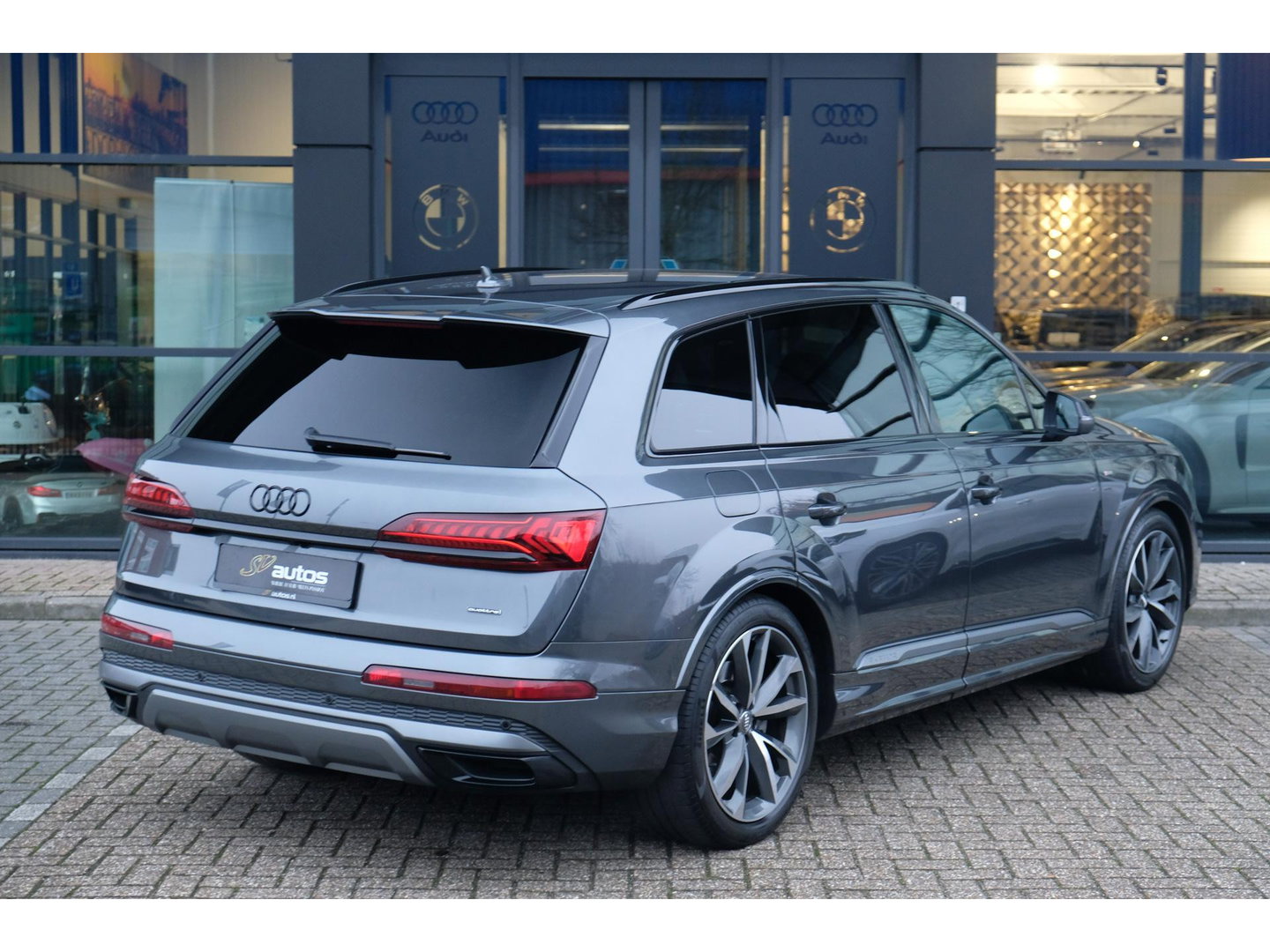 Audi Q7 55 TFSIe 381pk Quattro S-line *BTW* RS-stoelen B&O Advanced *SOH 89%* Trekhaak Massage Stoelkoeling Head-up