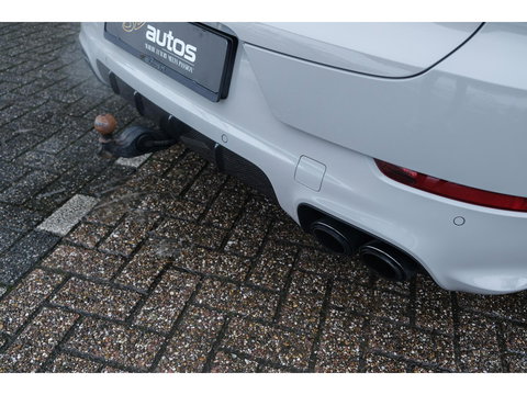 Porsche Cayenne Coupé 3.0 E-Hybrid 462PK Krijtgrijs SportDesign Luchtvering *SOH 82%* Lightweight Package Carbon Dak 4-wielsturing NLauto