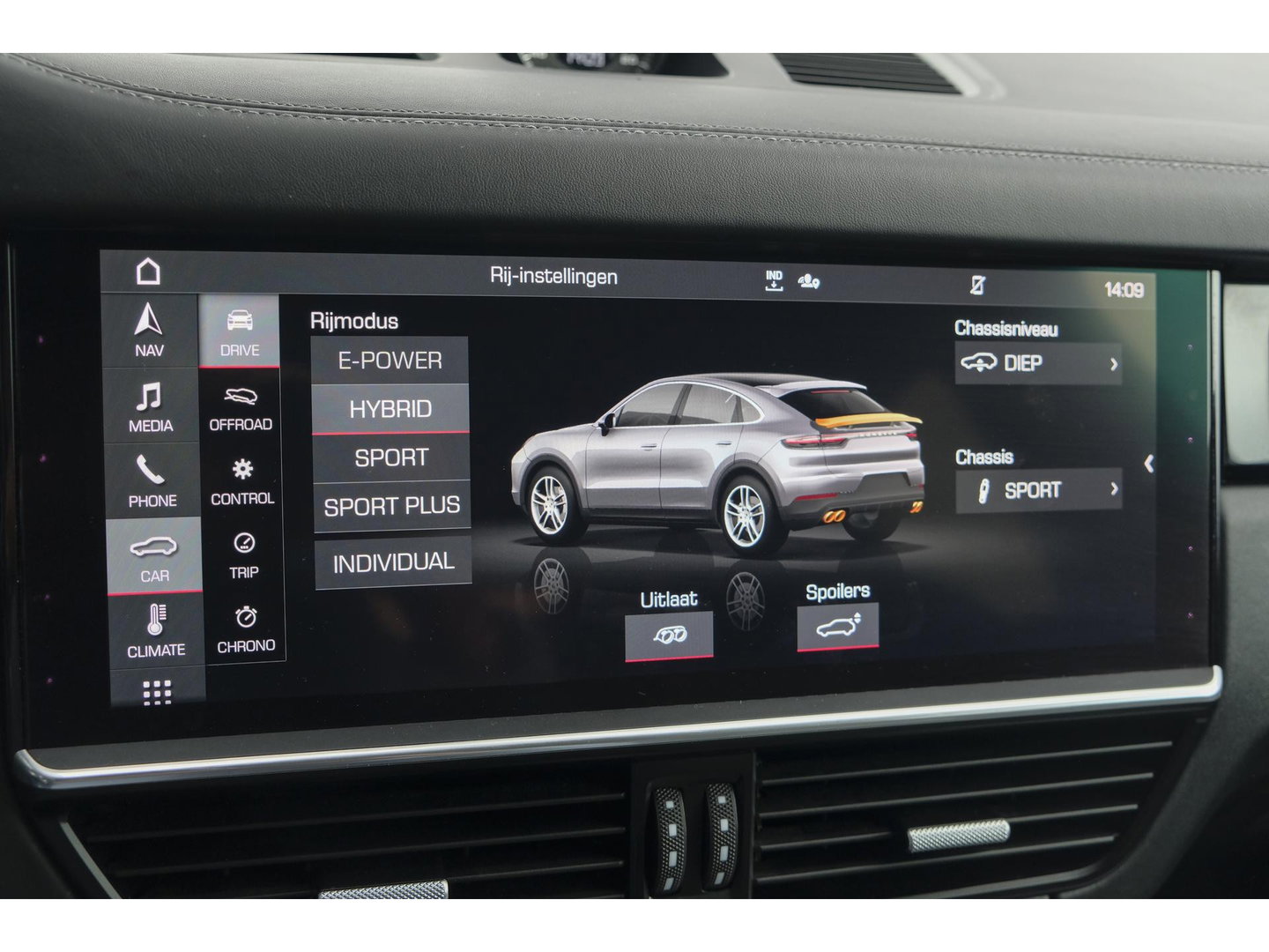 Porsche Cayenne Coupé 3.0 E-Hybrid 462PK Krijtgrijs SportDesign Luchtvering *SOH 82%* Lightweight Package Carbon Dak 4-wielsturing NLauto