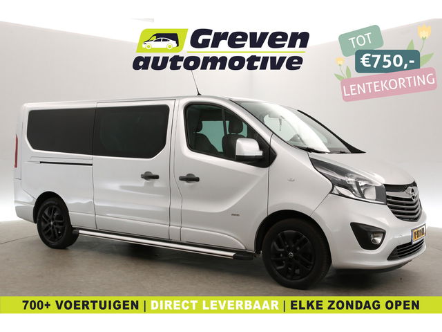 Opel Vivaro - 1.6 CDTI Sport 146PK L2H1 | Dubbele Cabine | Airco | Cruise | Camera | Leder | Stoelverw. | 2xSchuifdeur