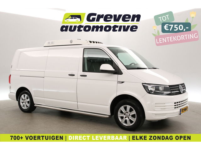 Volkswagen Transporter - 2.0 TDI 140PK L2H1 | Nachtkoeling | Koelwagen 0° | Marge | Airco | Cruise | 3 Zits | Trekhaak | Carplay