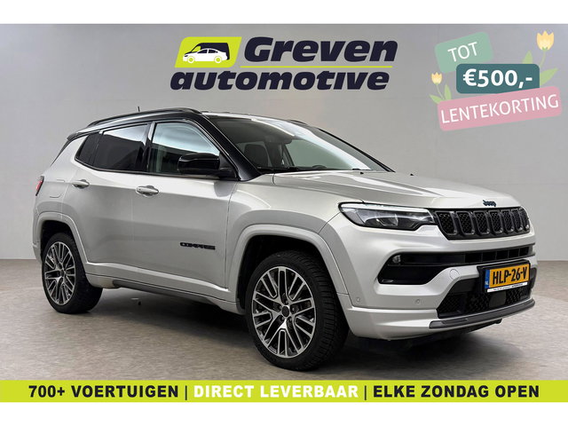 Jeep Compass - 4xe 240PK Plug-in Hybrid Electric S | Virtual | Carplay | Camera | LED | Adaptive Cruise | Keyless