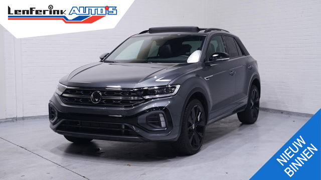 Volkswagen T-Roc - R-Line Black-line ACC Pano-dak Apple-carplay digi-cockpit navigatie electrische achterklep keyless start climate controlle camera PDC v+a led-verlichting bleutooth