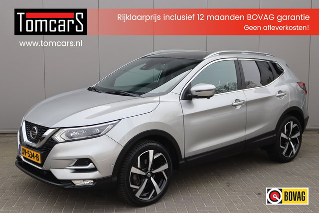 Nissan QASHQAI - 1.2DIG-T 116PK Tekna + Pano-dak/Leder/360-Camera/Winter-pack/Trekhaak