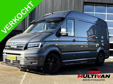 MAN TGE 35 2.0 L3H3 LUXE | LEDER | GASGEVEERDE CHAUFFEURSSTOEL | LED | CRUISE | LMV | SIDEBARS | DIK UITGEVOERD