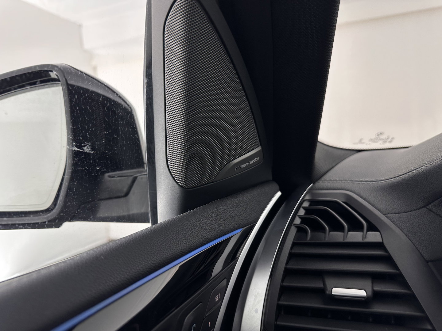 BMW iX3 High Executive 80 kWh [ 3-Fase-11kW ] {SOH-99%} (INCL-BTW) Aut. *PANO | LEATHER | HARMAN/KARDON | FULL-LED | BLINDSPOT | MEMORY-PACK | DIGI-COCKPIT | HEATED-SPORTSEATS | KEYLESS | TOPVIEW | DAB+ | NAVI-FULLMAP | HEAD-UP | PRIVACY-GLASS | .