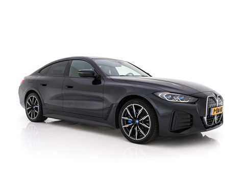 BMW i4 eDrive40 High Executive 84 kWh M-Sportpack [ 3-Fase ] {SOH-93%} (INCL.BTW)  Aut *LEATHER | HEAD UP | FULL-LED | HIFI-SOUND | CRUISE | WIDESCREEN-COCKPIT | DAB+ | CAMERA | AMBIENTLIGHT | CARPLAY | HEATED-SPORTSEATS | PRIVACY-GLASS | 19''ALU*
