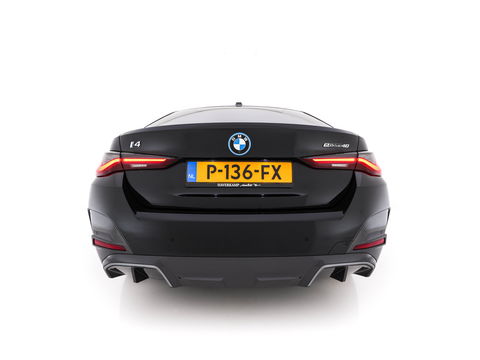 BMW i4 eDrive40 High Executive 84 kWh M-Sportpack [ 3-Fase ] {SOH-93%} (INCL.BTW)  Aut *LEATHER | HEAD UP | FULL-LED | HIFI-SOUND | CRUISE | WIDESCREEN-COCKPIT | DAB+ | CAMERA | AMBIENTLIGHT | CARPLAY | HEATED-SPORTSEATS | PRIVACY-GLASS | 19''ALU*
