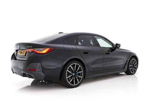 BMW i4 eDrive40 High Executive 84 kWh M-Sportpack [ 3-Fase ] {SOH-93%} (INCL.BTW)  Aut *LEATHER | HEAD UP | FULL-LED | HIFI-SOUND | CRUISE | WIDESCREEN-COCKPIT | DAB+ | CAMERA | AMBIENTLIGHT | CARPLAY | HEATED-SPORTSEATS | PRIVACY-GLASS | 19''ALU*