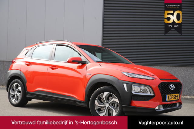 Hyundai Kona - 1.6 GDI Hybrid/*Sunset Orange*/Cruise/Carplay/Trekhaak/Autom.