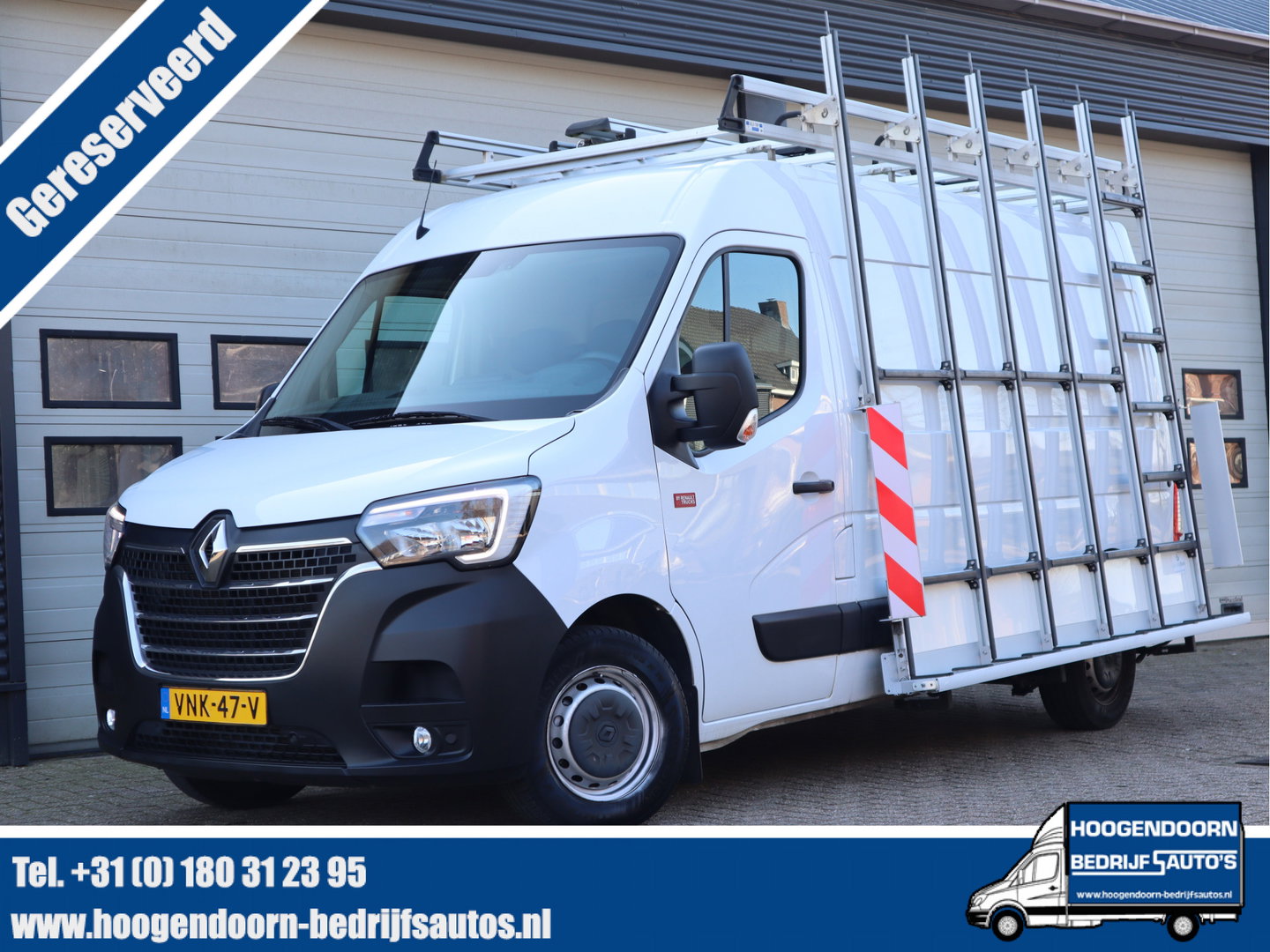 Renault Master 2.3 dCi 150pk Euro 6 L2H2 - Glasresteel v.d. Born - Resteel - Traplader - Trekhaak