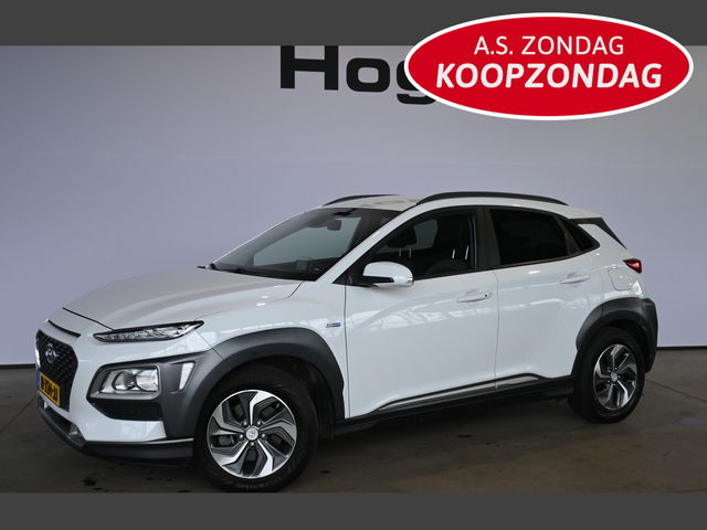 Hyundai Kona - 1.6 GDI HEV Fashion Automaat Navigatie Carplay Head Up Goed Onderhouden! Inruil Mogelijk!