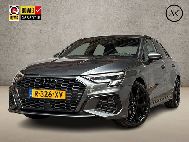 Audi A3 - Limousine 30 TFSI S-Line Sport Automaat (2X S-LINE, APPLE CARPLAY, GROOT NAVI, STOELVERWARMING, GETINT GLAS, ADAPTIVE CRUISE, SPORTSTOELEN, LEDER, LANE ASSIST, NIEUWSTAAT)