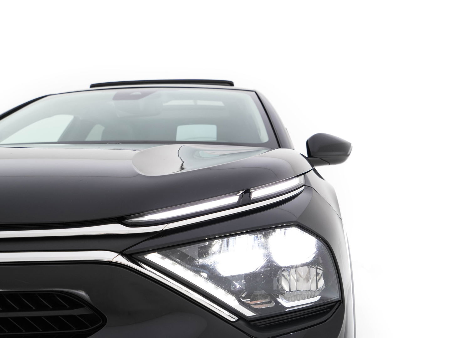 Citroën Ë-C4 Feel 50 kWh [ 3-Fase-11kW ] (SOH-91%) (INCL-BTW) *PANO | HEAD-UP | LEATHER-FABRIC | FULL-LED | DIGI-COCKPIT | BLINDSPOT | CARPLAY | COMFORT-SEATS | ECC | LANE-ASSIST | KEYLESS | PDC | CRUISE | DAB  | CCS-FASTLOADER | 18''ALU*