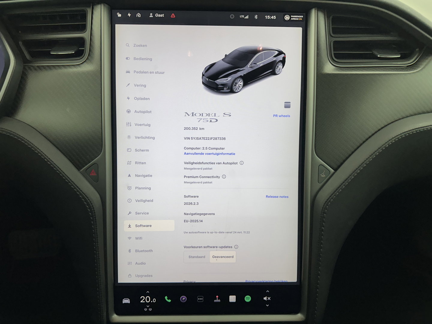 Tesla Model S 75D Base [ 3-Fase ] {SOH-85%} (INCL-BTW) Aut. *PANO-WINDOW | LEATHER | AIR-SUSPENION | FULL-LED | NAVI-FULLMAP | KEYLESS | MEMORY-PACK | HEATED-COMFORTSEATS | DIGI-COCKPIT | CARBON-INLAY | AUTO-PILOT | 19"ALU*