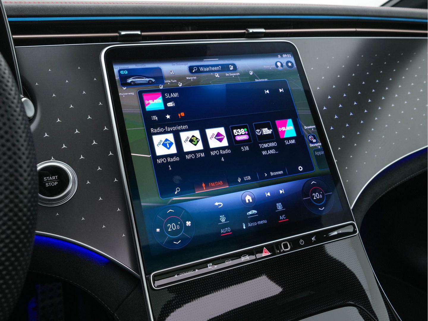 Mercedes-Benz EQE 350+ AMG-Line Launch-Edition 91 kWh [ 3-Fase-22kW ] Aut. *PANO | BURMESTER-SURROUND | ADAPTIVE-CRUISE | BLINDSPOT | LEATHER-MICROFIBRE | FULL-LED | AMBIENTLIGHT | MEMORY-PACK | DIGI-COCKPIT | SPORTSEATS | CAMERA | KEYLESS | DAB+ | CARPLAY |