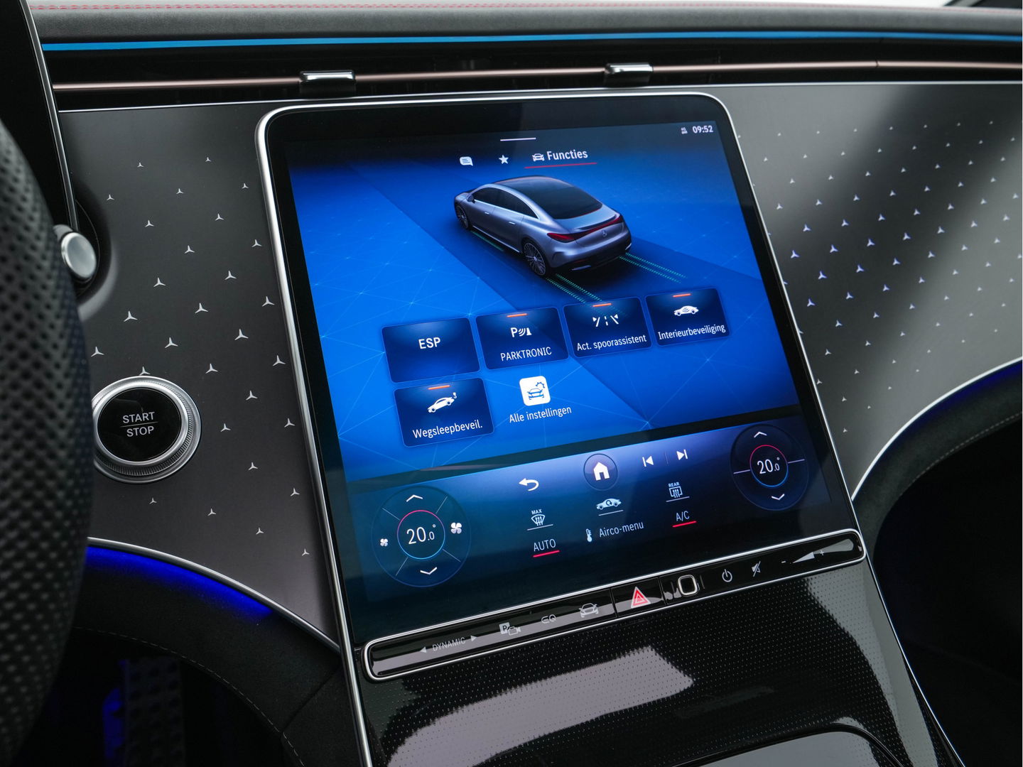 Mercedes-Benz EQE 350+ AMG-Line Launch-Edition 91 kWh [ 3-Fase-22kW ] Aut. *PANO | BURMESTER-SURROUND | ADAPTIVE-CRUISE | BLINDSPOT | LEATHER-MICROFIBRE | FULL-LED | AMBIENTLIGHT | MEMORY-PACK | DIGI-COCKPIT | SPORTSEATS | CAMERA | KEYLESS | DAB+ | CARPLAY |