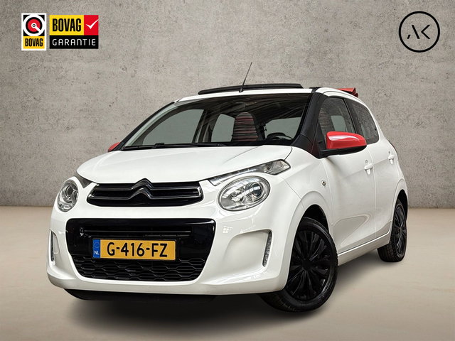 Citroën C1 - 1.2 PureTech Shine Airscape (CABRIOLET, SCHERM, OPEN DAK, CRUISE, SPORTSTOELEN, BLUETOOTH, NIEUWE APK, NIEUWSTAAT)