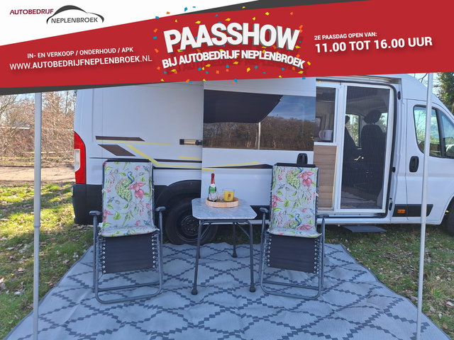 Fiat Ducato - Camper met lengte bedden airco Camera,Cruise,Clima,Toilet,wasbak Vakantie klaar !!