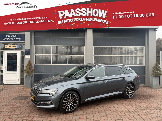 Škoda Superb - Combi 1.4 TSI iV Business Edition Plus 245pk Hybride 2020 Navi,19inch,Leer,Panodak,Camera Vol optie !!