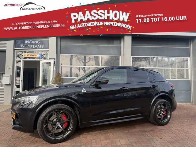 Alfa Romeo Stelvio - 2.9 V6 AWD Quadrifoglio 510 PK Adaptive Cruise Harman Kardon Keyless 20''