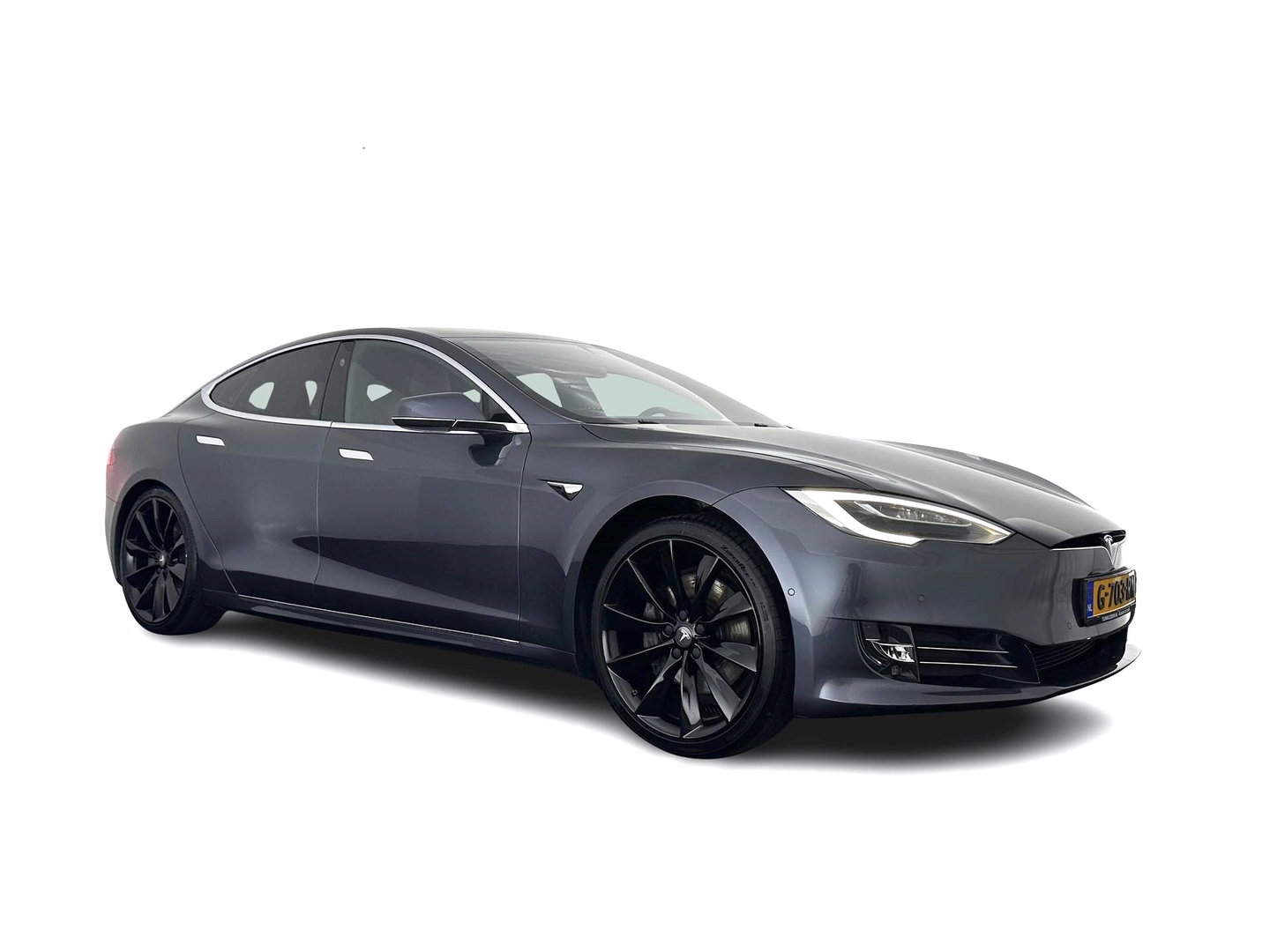 Tesla Model S 75D Base [ 3-Fase-17kW ] Aut. *PANO-WINDOW | LEATHER-FABRIC | AIR-SUSPENION | FULL-LED | NAVI-FULLMAP | KEYLESS | MEMORY-PACK | HEATED-COMFORTSEATS | DIGI-COCKPIT | CARBON-INLAY | AUTO-PILOT | 21"ALU*