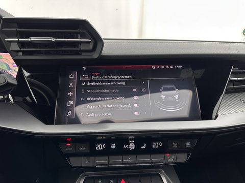 Audi A3 Limousine 35 TFSI S-Line Edition (INCL-BTW) Aut. *PANO | LEATHER-FABRIC | FULL-LED | AMBIENTLIGHT | SPORTSEATS | DIGI-COCKPIT | NAVI-FULLMAP | PRIVACYGLASS | SHIFTPADDLES | DAB+ | ADAPTIVE-CRUISE | 17"ALU*