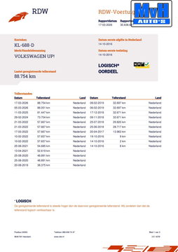 Volkswagen up! 1.0 BMT move up!|BLUETOOTH|AIRCO|DAB|ORG.NL