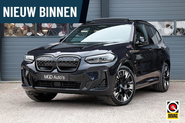 BMW iX3 - High Executive 80 kWh M-Sport M-Pakket /LED/PANODAK/MEMORY/HUD/360 CAMERA/HARMAN-KARDON/ACC/STOEL+STUURVERW.!