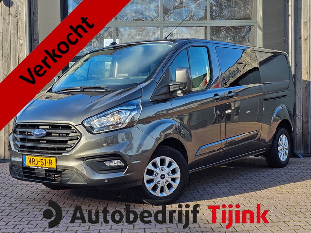 Ford Transit Custom - 300 2.0 TDCI L2H1 Dubbele cabine | 2x Schuifdeur | Xenon | Trekhaak | Camera | PDC |