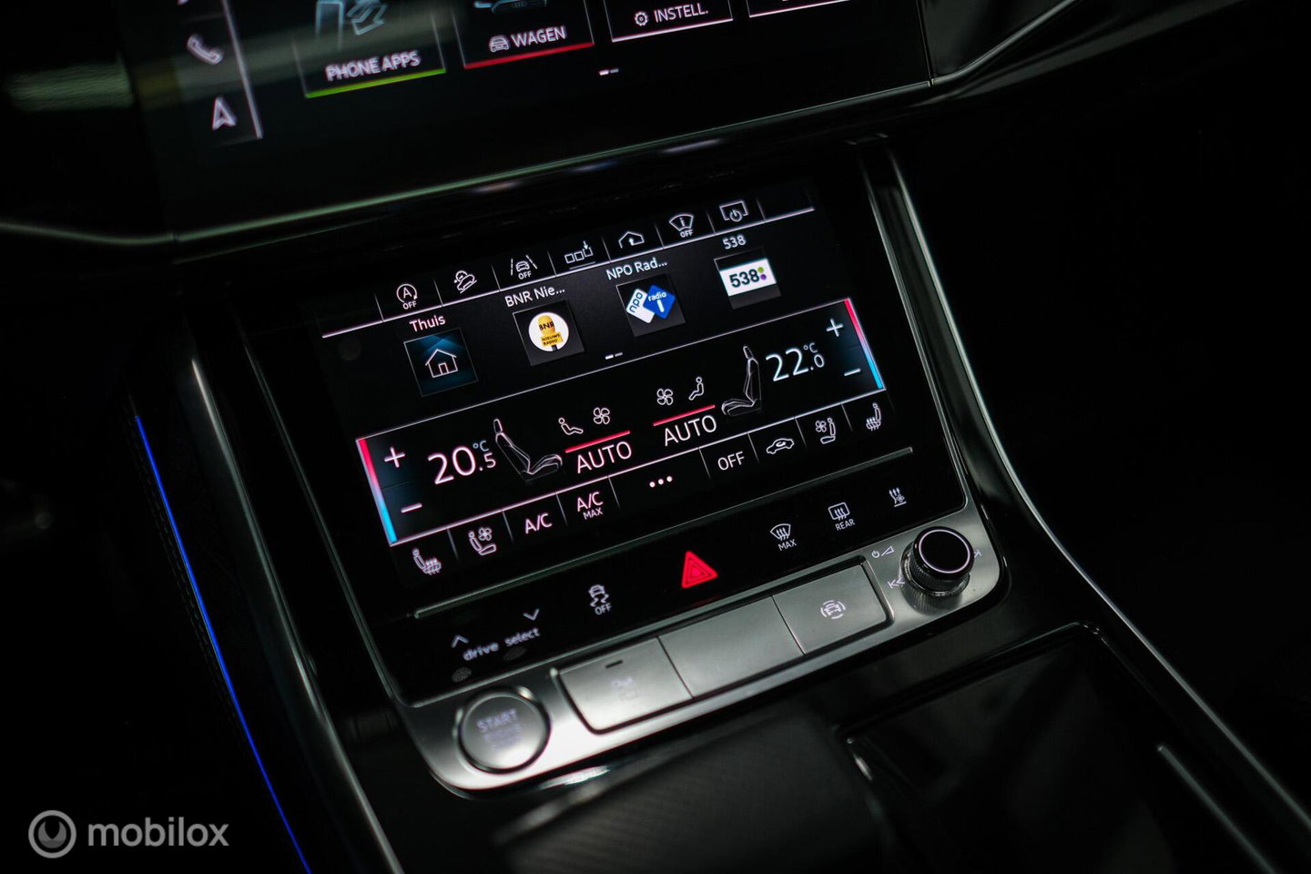 Audi Q8 50 TDI quattro Pro Line S | B&O Advanced | VOL opties | HUD | RS seats | Massage | Stoelkoeling | Trekhaak | NAP NL auto |