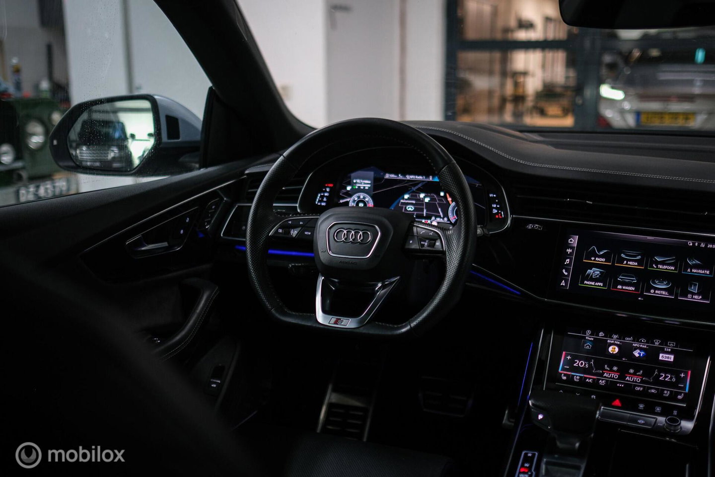 Audi Q8 50 TDI quattro Pro Line S | B&O Advanced | VOL opties | HUD | RS seats | Massage | Stoelkoeling | Trekhaak | NAP NL auto |